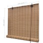 vidaXL Persianas enrollables de bambú marrón 120x160 cm vidaXL Persianas enrollables de bambú marrón 120x160 cm