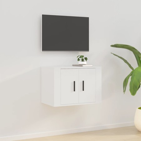 vidaXL Mueble para TV de pared blanco 57x34,5x40 cm