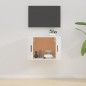 vidaXL Mueble para TV de pared blanco 57x34,5x40 cm vidaXL Mueble para TV de pared blanco 57x34,5x40 cm