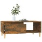 vidaXL Mesa de centro madera contrachapada roble ahumado 90x50x36,5 cm vidaXL Mesa de centro madera contrachapada roble ahumado 90x50x36,5 cm