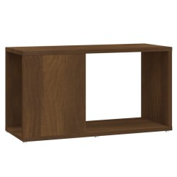 vidaXL Mueble de TV madera contrachapada marrón roble 60x24x32 cm