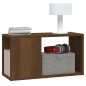 vidaXL Mueble de TV madera contrachapada marrón roble 60x24x32 cm vidaXL Mueble de TV madera contrachapada marrón roble 60x24x32 cm