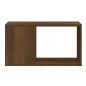 vidaXL Mueble de TV madera contrachapada marrón roble 60x24x32 cm vidaXL Mueble de TV madera contrachapada marrón roble 60x24x32 cm