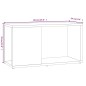 vidaXL Mueble de TV madera contrachapada marrón roble 60x24x32 cm vidaXL Mueble de TV madera contrachapada marrón roble 60x24x32 cm