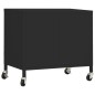 vidaXL Armario de almacenamiento acero negro 60x35x56cm vidaXL Armario de almacenamiento acero negro 60x35x56cm