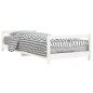 vidaXL Estructura de cama para niños madera de pino blanco 80x200 cm vidaXL Estructura de cama para niños madera de pino blanco 80x200 cm