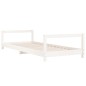 vidaXL Estructura de cama para niños madera de pino blanco 80x200 cm vidaXL Estructura de cama para niños madera de pino blanco 80x200 cm