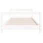 vidaXL Estructura de cama para niños madera de pino blanco 80x200 cm vidaXL Estructura de cama para niños madera de pino blanco 80x200 cm