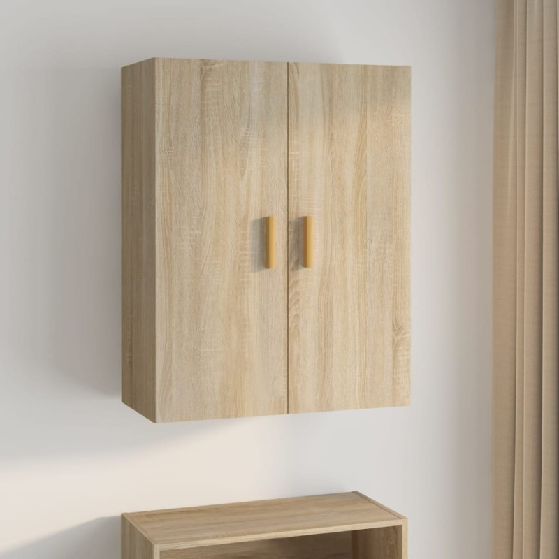 vidaXL Armario colgante de pared roble Sonoma 69,5x34x90 cm vidaXL Armario colgante de pared roble Sonoma 69,5x34x90 cm