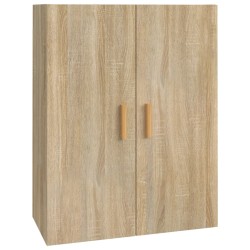 vidaXL Armario colgante de pared roble Sonoma 69,5x34x90 cm