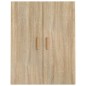 vidaXL Armario colgante de pared roble Sonoma 69,5x34x90 cm vidaXL Armario colgante de pared roble Sonoma 69,5x34x90 cm
