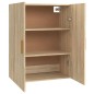 vidaXL Armario colgante de pared roble Sonoma 69,5x34x90 cm vidaXL Armario colgante de pared roble Sonoma 69,5x34x90 cm