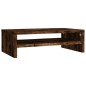 vidaXL Soporte monitor madera contrachapada roble ahumado 42x24x13 cm vidaXL Soporte monitor madera contrachapada roble ahumado 42x24x13 cm