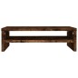 vidaXL Soporte monitor madera contrachapada roble ahumado 42x24x13 cm vidaXL Soporte monitor madera contrachapada roble ahumado 42x24x13 cm