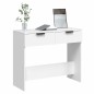 vidaXL Mesa consola de madera contrachapada blanco 90x36x75 cm vidaXL Mesa consola de madera contrachapada blanco 90x36x75 cm