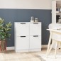 vidaXL Aparadores 2 uds madera contrachapada blanco 30x30x70 cm vidaXL Aparadores 2 uds madera contrachapada blanco 30x30x70 cm