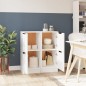 vidaXL Aparadores 2 uds madera contrachapada blanco 30x30x70 cm vidaXL Aparadores 2 uds madera contrachapada blanco 30x30x70 cm