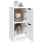 vidaXL Aparadores 2 uds madera contrachapada blanco 30x30x70 cm vidaXL Aparadores 2 uds madera contrachapada blanco 30x30x70 cm
