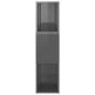 vidaXL Librería separador madera contrachapada gris brillo 60x24x94 cm vidaXL Librería separador madera contrachapada gris brillo 60x24x94 cm