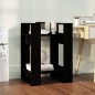 vidaXL Estantería/divisor de espacios madera pino negro 41x35x57 cm vidaXL Estantería/divisor de espacios madera pino negro 41x35x57 cm