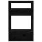vidaXL Estantería/divisor de espacios madera pino negro 41x35x57 cm vidaXL Estantería/divisor de espacios madera pino negro 41x35x57 cm
