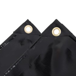 vidaXL Lona 650 g/m² 3x3 m negro