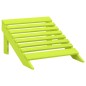 vidaXL Silla jardín Adirondack con otomana madera maciza abeto verde vidaXL Silla jardín Adirondack con otomana madera maciza abeto verde