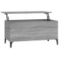 vidaXL Mesa de centro madera contrachapada gris Sonoma 90x44,5x45 cm vidaXL Mesa de centro madera contrachapada gris Sonoma 90x44,5x45 cm