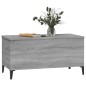 vidaXL Mesa de centro madera contrachapada gris Sonoma 90x44,5x45 cm vidaXL Mesa de centro madera contrachapada gris Sonoma 90x44,5x45 cm