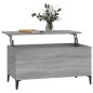 vidaXL Mesa de centro madera contrachapada gris Sonoma 90x44,5x45 cm vidaXL Mesa de centro madera contrachapada gris Sonoma 90x44,5x45 cm