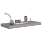 vidaXL Estante flotante pared 2 uds gris MDF 60x23,5x3,8 cm vidaXL Estante flotante pared 2 uds gris MDF 60x23,5x3,8 cm