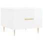 vidaXL Mesa de centro 2 uds madera ingeniería blanco brillo 50x50x40cm vidaXL Mesa de centro 2 uds madera ingeniería blanco brillo 50x50x40cm
