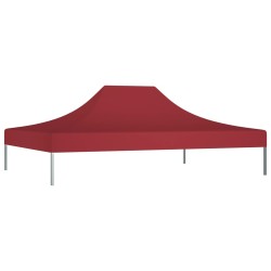 vidaXL Techo de carpa para celebraciones burdeos 4x3 m 270 g/m²