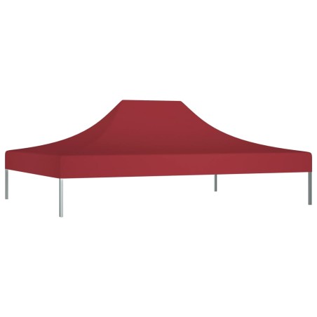 vidaXL Techo de carpa para celebraciones burdeos 4x3 m 270 g/m²