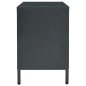 vidaXL Mueble para el televisor acero y vidrio gris antracita 105x35x52 cm vidaXL Mueble para el televisor acero y vidrio gris antracita 105x35x52 cm