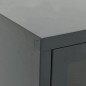 vidaXL Mueble para el televisor acero y vidrio gris antracita 105x35x52 cm vidaXL Mueble para el televisor acero y vidrio gris antracita 105x35x52 cm