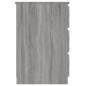 vidaXL Escritorio de madera contrachapada gris Sonoma 140x50x77 cm vidaXL Escritorio de madera contrachapada gris Sonoma 140x50x77 cm
