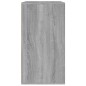 vidaXL Armario maquillaje madera contrachapada gris Sonoma 80x40x75 cm vidaXL Armario maquillaje madera contrachapada gris Sonoma 80x40x75 cm