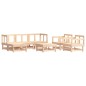 vidaXL Juego de muebles de jardín 7 piezas madera maciza de pino vidaXL Juego de muebles de jardín 7 piezas madera maciza de pino