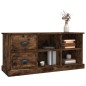 vidaXL Mueble de TV madera contrachapada roble ahumado 102x35,5x47,5cm