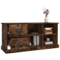 vidaXL Mueble de TV madera contrachapada roble ahumado 102x35,5x47,5cm