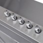 vidaXL Campana extractora acero inoxidable 600 mm