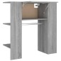 vidaXL Mueble recibidor madera contrachapada gris Sonoma 97,5x37x99 cm