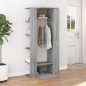 vidaXL Mueble recibidor madera contrachapada gris Sonoma 97,5x37x99 cm
