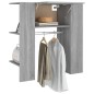 vidaXL Mueble recibidor madera contrachapada gris Sonoma 97,5x37x99 cm