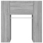 vidaXL Mueble recibidor madera contrachapada gris Sonoma 97,5x37x99 cm