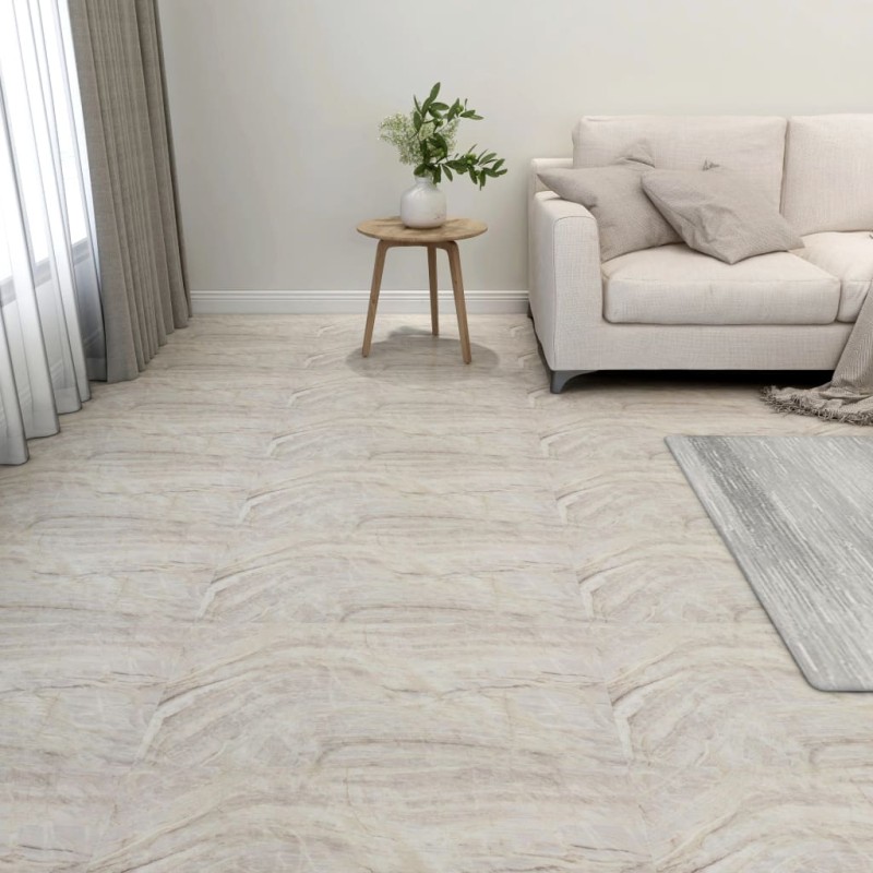 vidaXL Tarimas autoadhesivas 20 unidades PVC 1,86 m² beige vidaXL Tarimas autoadhesivas 20 unidades PVC 1,86 m² beige
