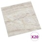 vidaXL Tarimas autoadhesivas 20 unidades PVC 1,86 m² beige vidaXL Tarimas autoadhesivas 20 unidades PVC 1,86 m² beige