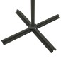 vidaXL Sombrilla voladiza con poste y luces LED burdeos 300 cm vidaXL Sombrilla voladiza con poste y luces LED burdeos 300 cm