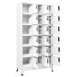 vidaXL Taquilla de acero blanco 90x40x180 cm vidaXL Taquilla de acero blanco 90x40x180 cm